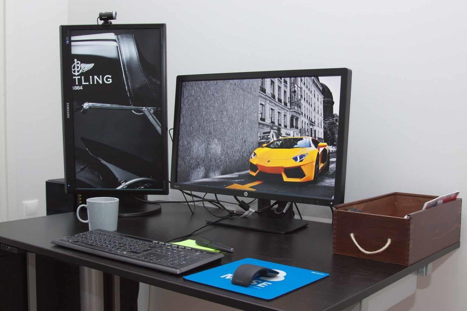 Working from home: Using a standing desk